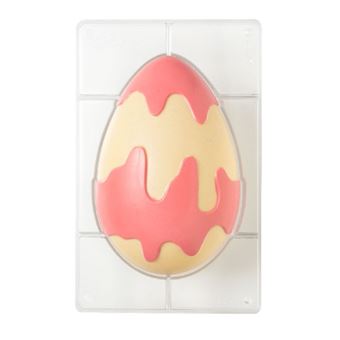 Picture of EASTER EGG MOULD DECORATED EFFECT 250G POLYCARBONATE